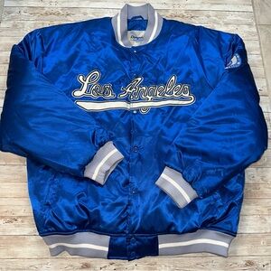 Dodgers Blue Professional One Baseball League Jacket